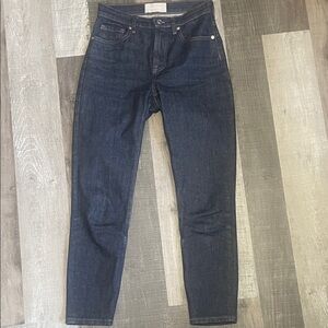 Everlane Women's Dark Blue Slim 26” Ankle Jeans- EUC
